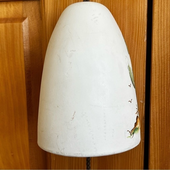 Sandstone Creations Bell Wind Chime Cactus Mountain Handpainted Arizona Vintage - Picture 2 of 11